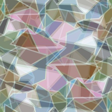 soyut geometrik renkli Dikişsiz desen arka plan için vektör çizim