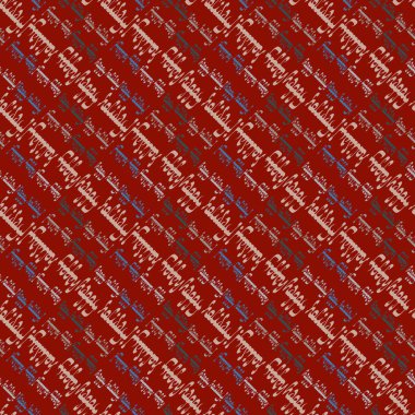 Arapça mutlu tatil çok renkli seamless modeli