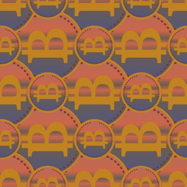 bitcoins parlak parlak pahalı sikkeleri ile Seamless modeli 