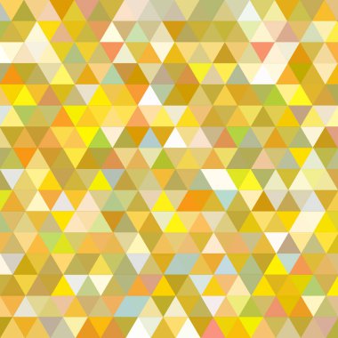 Sorunsuz üçgenler desen. Arka plan ile renkli geometrik şekiller. Vektör