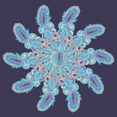 Stil zentangle yeni simetrik mandala doodle ile sanat esin kaynağı oldu. Duvar kağıdı, desen dolgularını, web sayfaları, yüzey dokuları için dekoratif nesne-ebilmek var olmak kullanılmış.