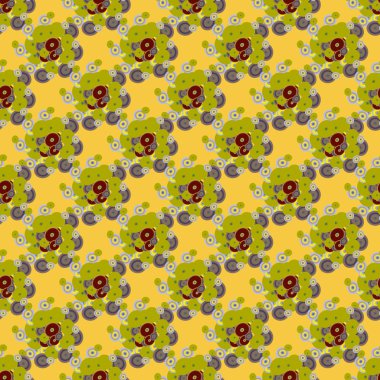 soyut geometrik renkli Dikişsiz desen arka plan için vektör çizim