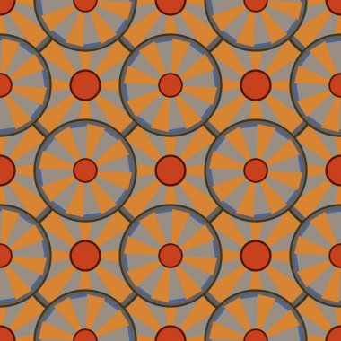 soyut geometrik renk desenli vektör çizimi