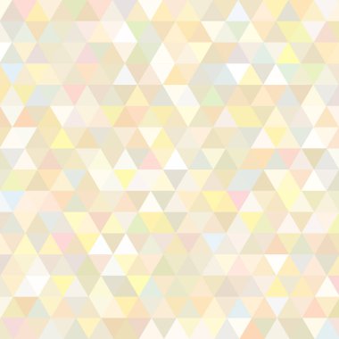 Sorunsuz üçgenler desen. Arka plan ile renkli geometrik şekiller. Vektör