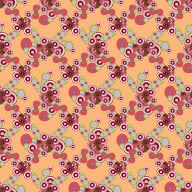 soyut geometrik renkli Dikişsiz desen arka plan için vektör çizim