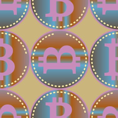 bitcoins parlak parlak pahalı sikkeleri ile Seamless modeli 