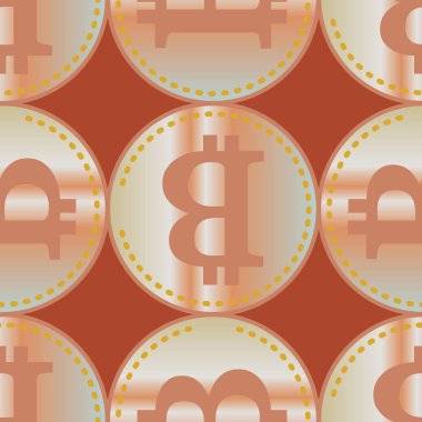 bitcoins parlak parlak pahalı sikkeleri ile Seamless modeli 