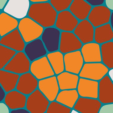 soyut renkli mozaik seamless modeli