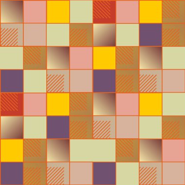 soyut geometrik renkli seamless modeli. vektör çizim