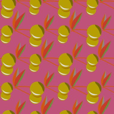 Kiraz için arka plan ile renkli seamless modeli. 