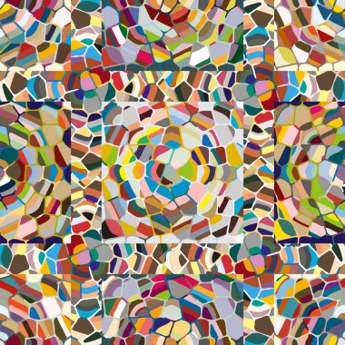 soyut renkli mozaik seamless modeli