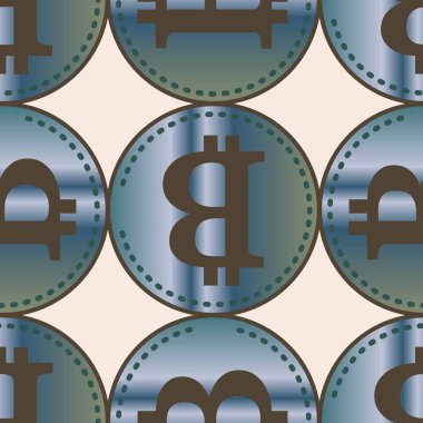 bitcoins parlak parlak pahalı sikkeleri ile Seamless modeli 