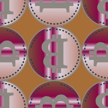 bitcoins parlak parlak pahalı sikkeleri ile Seamless modeli 