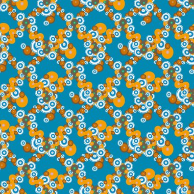 soyut geometrik renkli Dikişsiz desen arka plan için vektör çizim