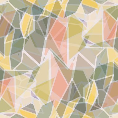 soyut geometrik renkli Dikişsiz desen vektör çizim