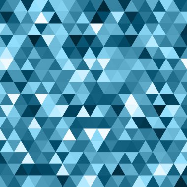 Sorunsuz üçgenler desen. Arka plan ile renkli geometrik şekiller. Vektör