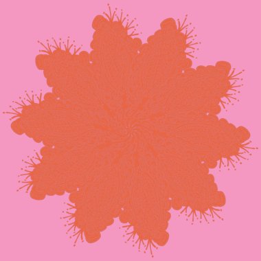 Stil zentangle yeni simetrik mandala doodle ile sanat esin kaynağı oldu. Duvar kağıdı, desen dolgularını, web sayfaları, yüzey dokuları için dekoratif nesne-ebilmek var olmak kullanılmış.