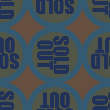 Dikişsiz desen, vektör çizim sattı