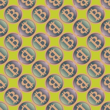 bitcoins parlak parlak pahalı sikkeleri ile Seamless modeli 