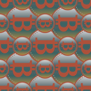 bitcoins parlak parlak pahalı sikkeleri ile Seamless modeli 