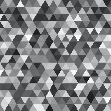 Sorunsuz üçgenler desen. Arka plan ile renkli geometrik şekiller. Vektör