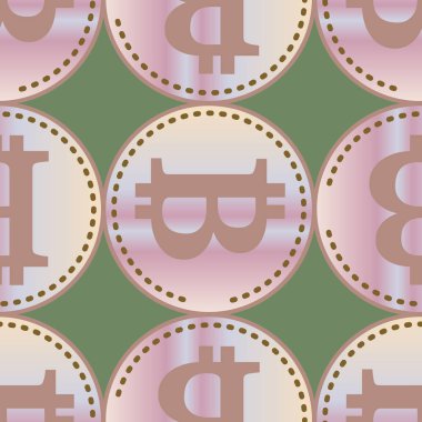 bitcoins parlak parlak pahalı sikkeleri ile Seamless modeli 