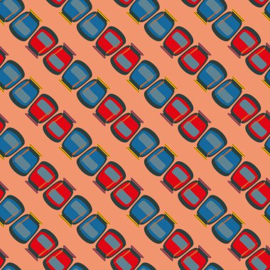 simetrik soyut desen, vektör çizim oluşturma 