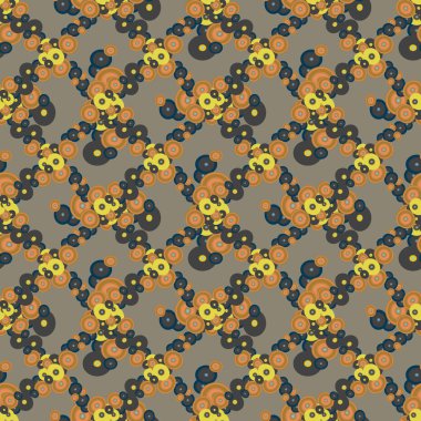 soyut geometrik renkli Dikişsiz desen arka plan için vektör çizim