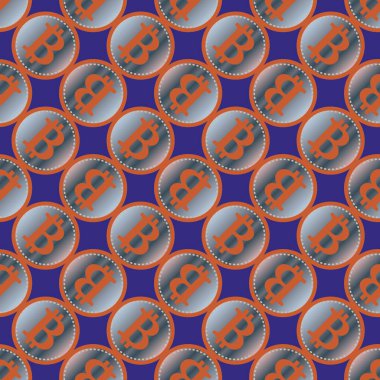 bitcoins parlak parlak pahalı sikkeleri ile Seamless modeli 