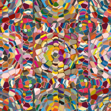 soyut renkli mozaik seamless modeli