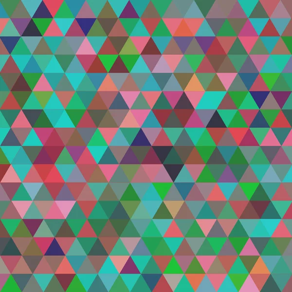 Sorunsuz Üçgenler Desen Arka Plan Ile Renkli Geometrik Şekiller Vektör — Stok Vektör