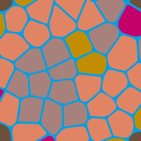 Patrón Sin Costura Mosaico Colorido Abstracto — Archivo Imágenes Vectoriales