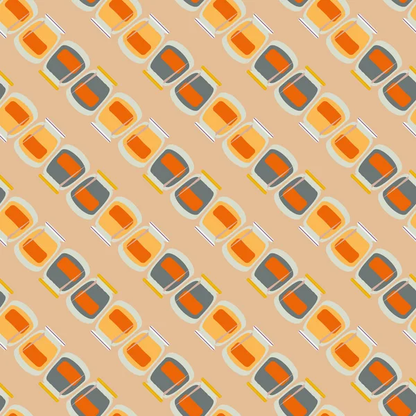 simetrik soyut desen, vektör çizim oluşturma 