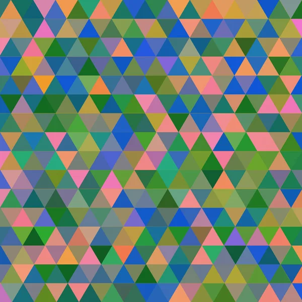 Naadloze Driehoeken Patroon Achtergrond Met Geometrische Kleurrijke Vormen Vector — Stockvector