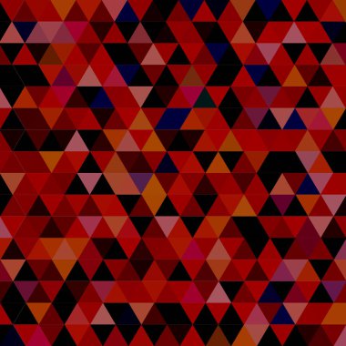 Sorunsuz üçgenler desen. Arka plan ile renkli geometrik şekiller. Vektör