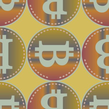 bitcoins parlak parlak pahalı sikkeleri ile Seamless modeli 