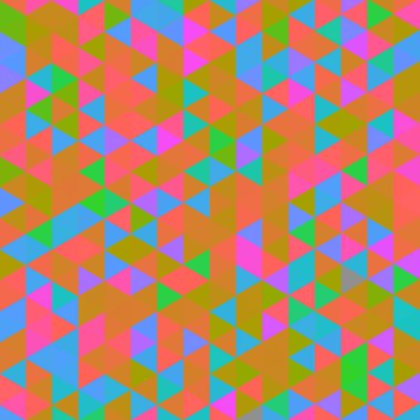 Sorunsuz üçgenler desen. Arka plan ile renkli geometrik şekiller. Vektör