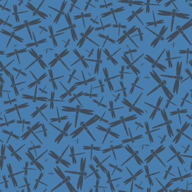 Dekoratif renkli seamless modeli ile şirin yusufçuk