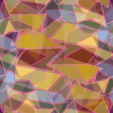 soyut geometrik renkli Dikişsiz desen vektör çizim