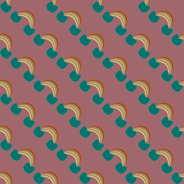 Gökkuşağı seamless modeli. Gökkuşağı Dizayn Tekstil, iç tasarım, keten, vb için. Şirin soyut çocuklar arka plan.