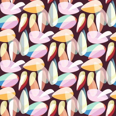 Renkli soyut geometrik Dikişsiz desen arka planı için