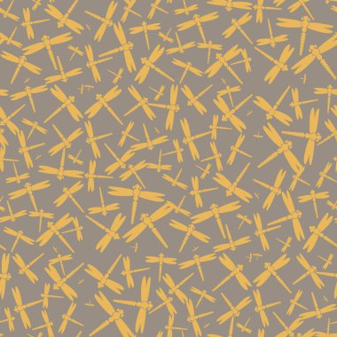 Dekoratif renkli seamless modeli ile şirin yusufçuk