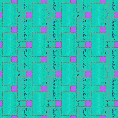 Okul hazırlıkları, arka plan için yeni dikişsiz desen. 