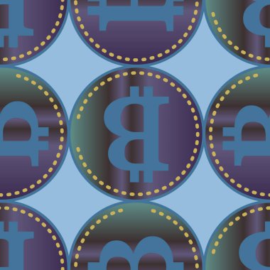 bitcoins parlak parlak pahalı sikkeleri ile Seamless modeli 