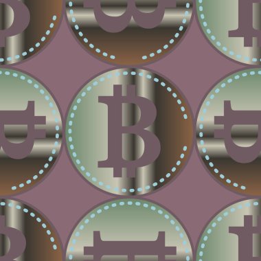 bitcoins parlak parlak pahalı sikkeleri ile Seamless modeli 