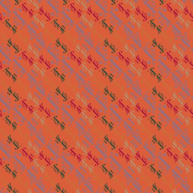 Arapça mutlu tatil çok renkli seamless modeli