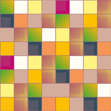 soyut geometrik renkli seamless modeli. vektör çizim