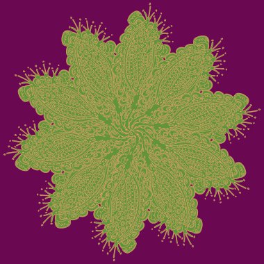 Stil zentangle yeni simetrik mandala doodle ile sanat esin kaynağı oldu. Duvar kağıdı, desen dolgularını, web sayfaları, yüzey dokuları için dekoratif nesne-ebilmek var olmak kullanılmış.