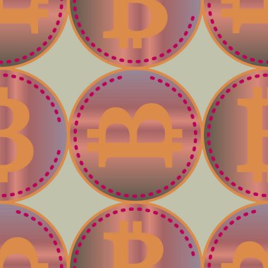 bitcoins parlak parlak pahalı sikkeleri ile Seamless modeli 