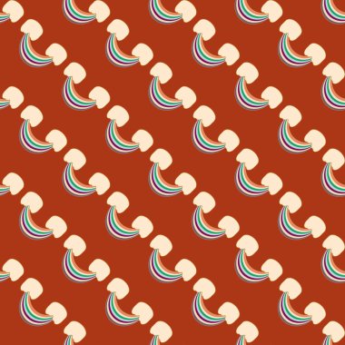 Gökkuşağı seamless modeli. Gökkuşağı Dizayn Tekstil, iç tasarım, keten, vb için. Şirin soyut çocuklar arka plan.